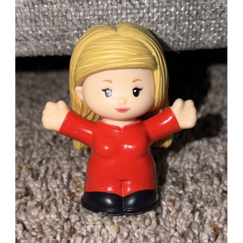 Fisher Price Little People Britney Spears Oops I Did It again Red Catsuit